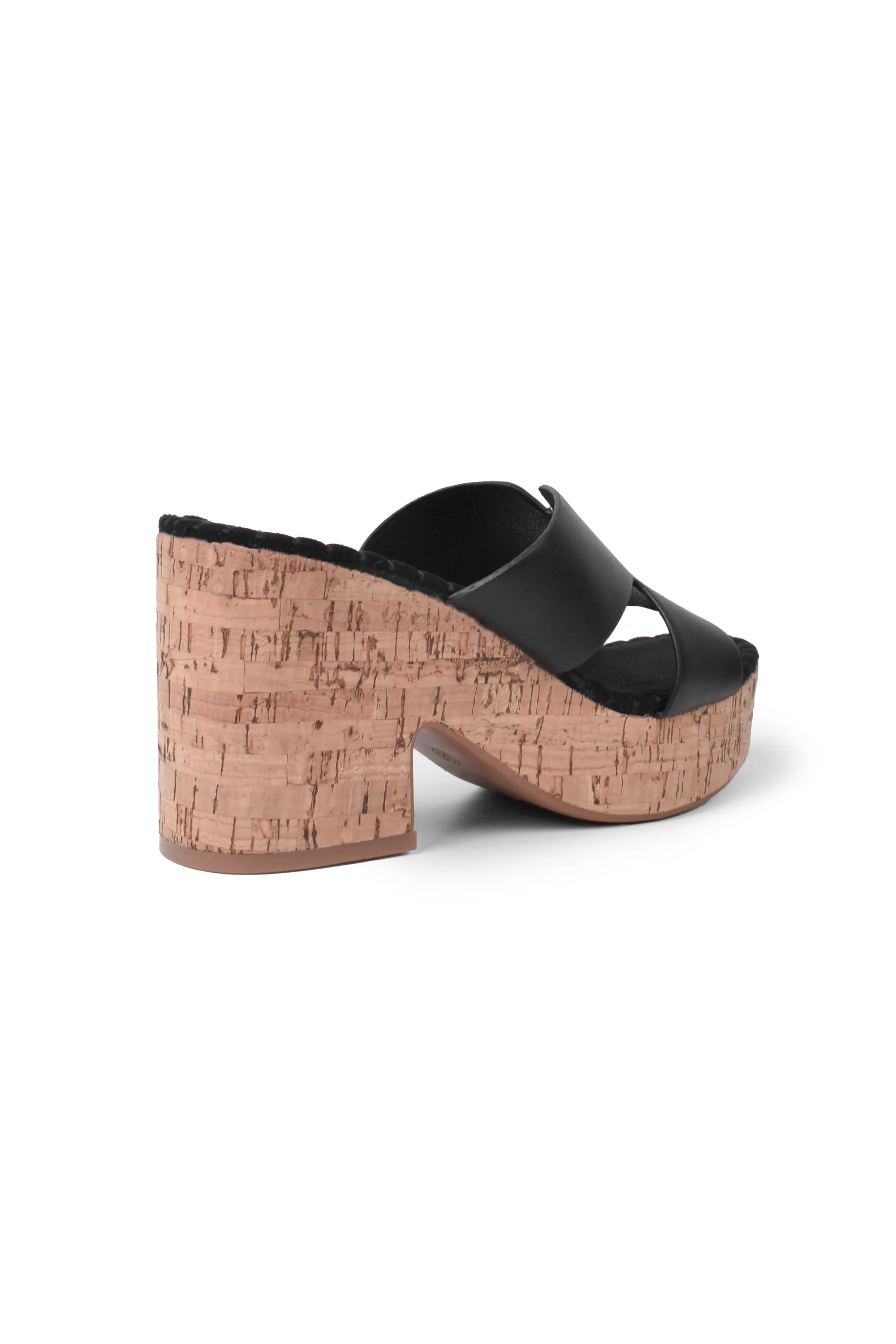 01-4776 Hesse Wood Heel Mule