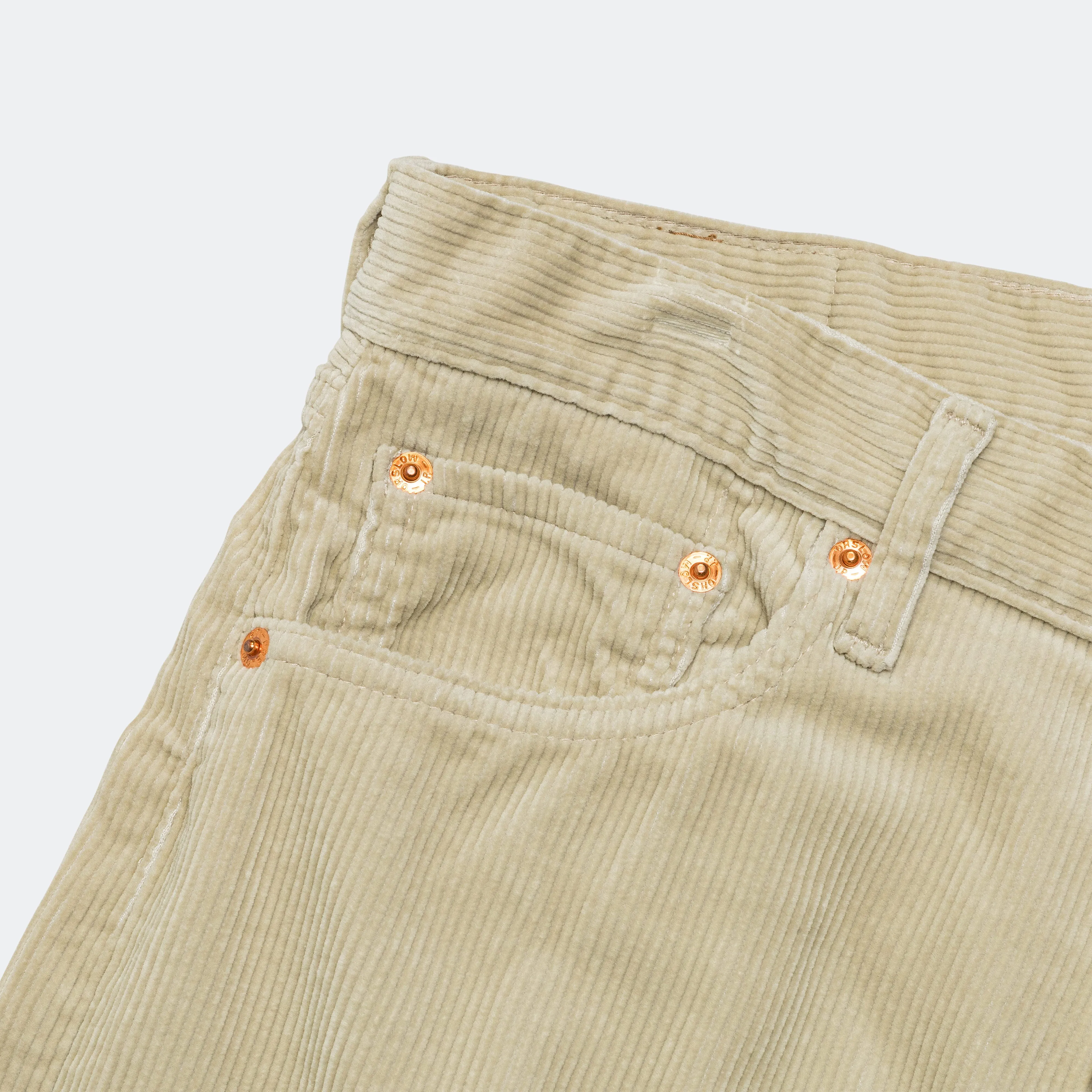 101 Dad's Fit Corduroy Pants - Ivory