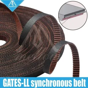 3D Printer GATES-LL-2GT Gear Synchronous Belt GT2 Width 6MM 9MM 10MM Timing belt , Wear Resistant for BLV Mgn Cube