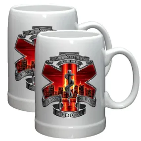 9/11 EMS Red Skies Stoneware Mug Set