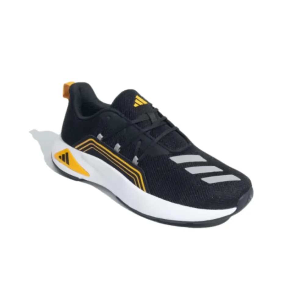 Adidas Men's Flash Tech Running Shoe (Core Black/Dove Grey/Preloved Yellow)