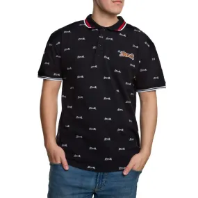 All-Over-Print Logo Polo Shirt