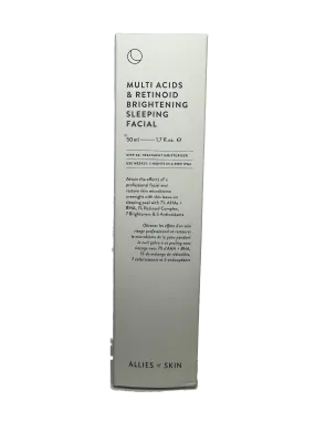 Allies of Skin Multi Acids & Retinoid Brightening Sleeping Facial 50ml