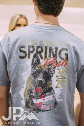 Alpha Sigma Phi Spring Rush Dog Tee