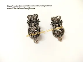 Antique Silver Lakshmi stud -ST60