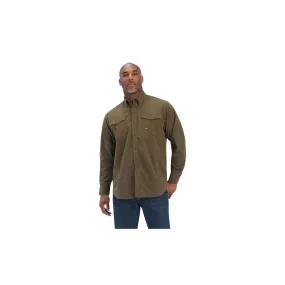 Ariat Rebar Flannel DuraStretch Work Shirt Long-Sleeve Wren Heather