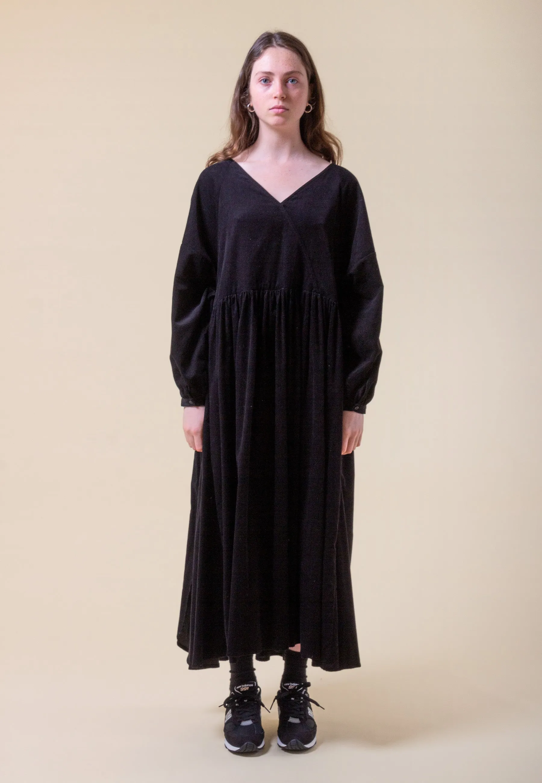 Atlas Dress - black cord