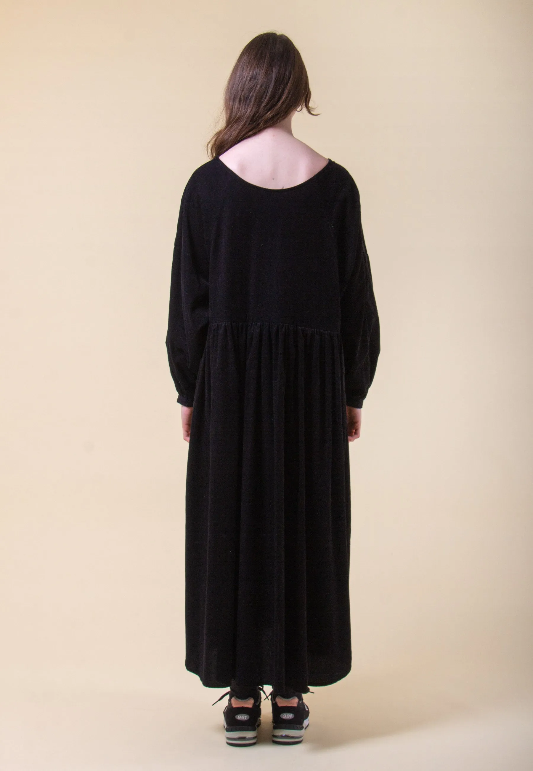 Atlas Dress - black cord