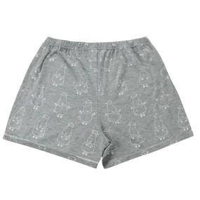 Baa Baa Sheepz Women Shorts Grey Big Sheep