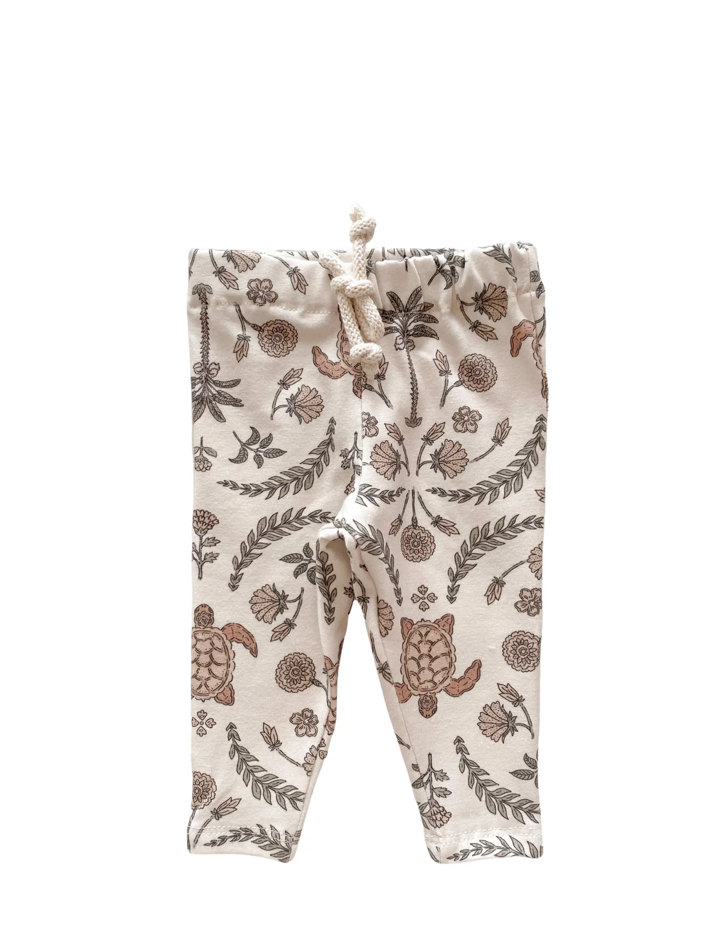 Baby leggings/ oriental turtles