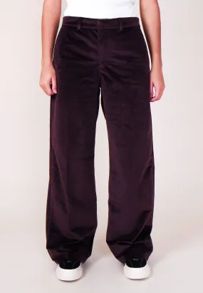 Baggy Trouser - Velvet Chocolate Plum