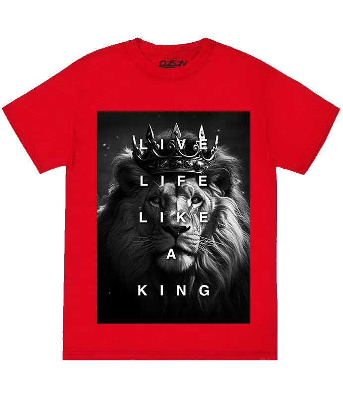 BIG GUY LIVE LIKE A KING TEE