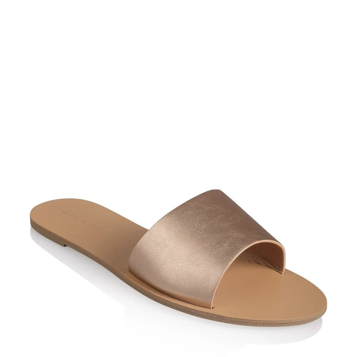 Billini Crete Slide in Soft Rose Gold