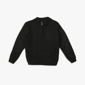 Boy's Regular Fit Jacquard Sweater