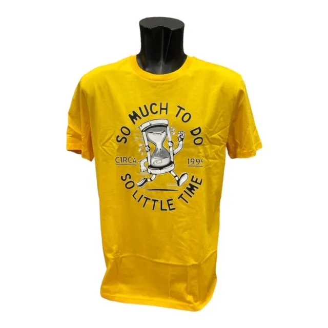 C1RCA Time MTS140 gold yellow men's short sleeve t-shirt 