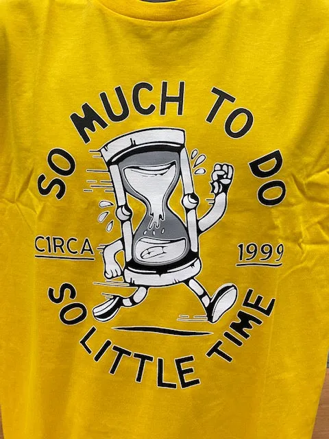 C1RCA Time MTS140 gold yellow men's short sleeve t-shirt 