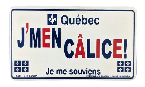 Calice metal Magnet small.Made in Quebec