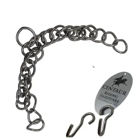 Centaur Stainless Steel Double Link Curb Chain in Stainless Steel - 8.5