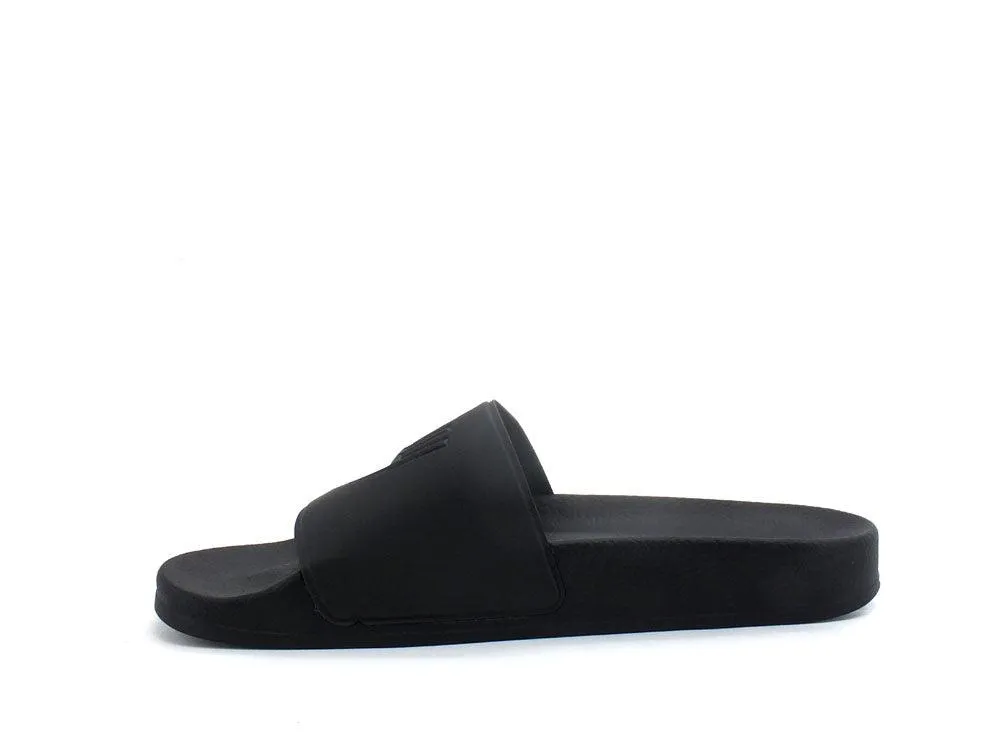 CHIARA FERRAGNI Ciabatta Slipper Eyelike Rubber Black CF2955-001