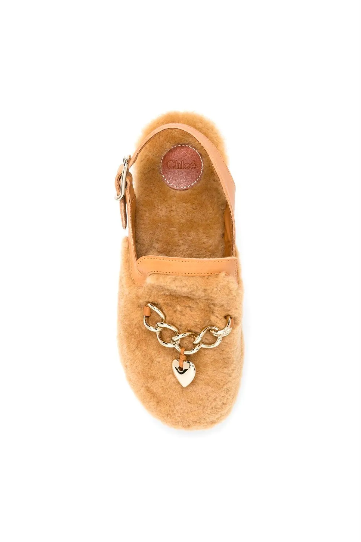 Chloé Ninna Shearling Clog - Quiet Brown