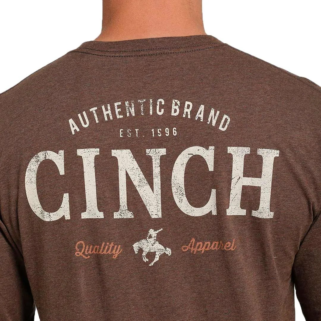 Cinch Men's Logo Graphic Long Sleeve T-Shirt