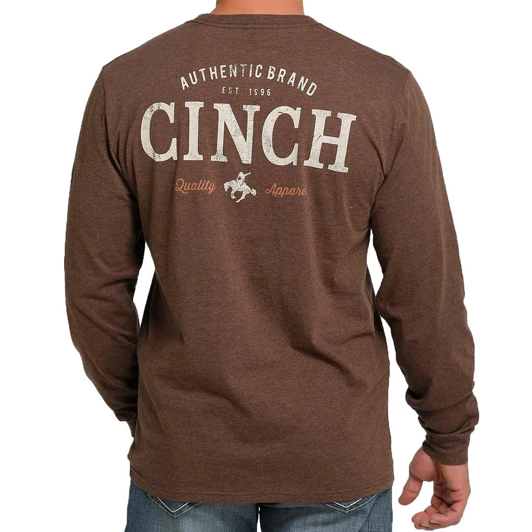 Cinch Men's Logo Graphic Long Sleeve T-Shirt