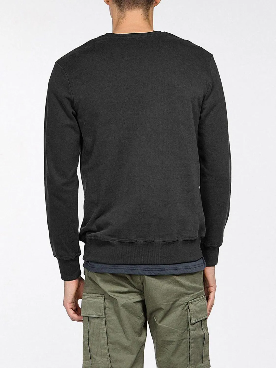 Crew Neck Sweatshirt Charcoal Grey