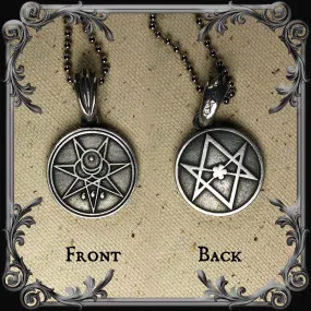 Crowley Seal and Unicursal Hexagram Necklace