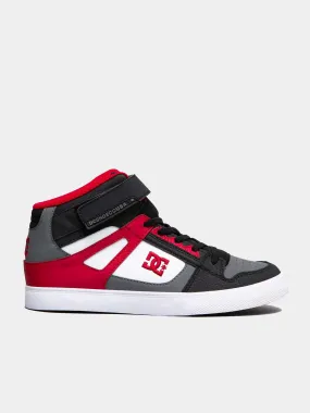 DC Youth Pure High-Top EV - White / Grey / Red