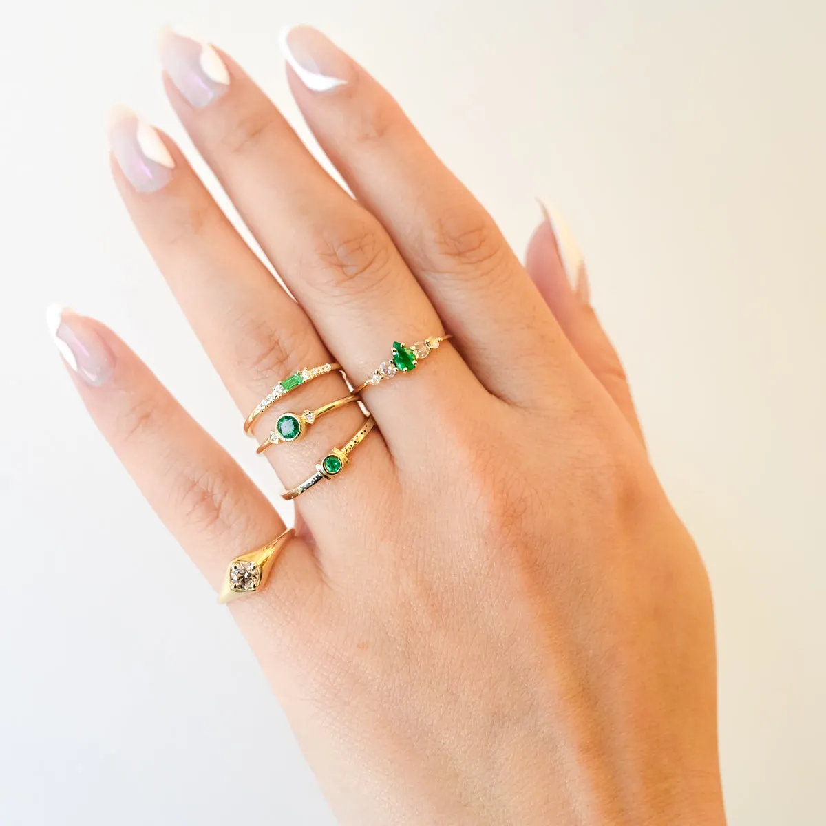 Emerald Catori Ring