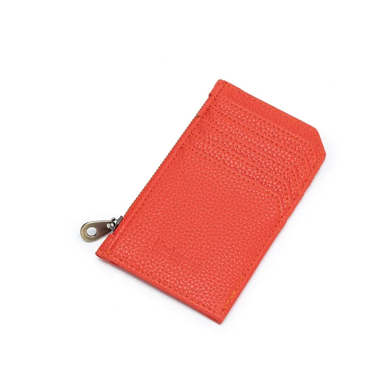 Gabbie Orange Card holder/ Coin Purse