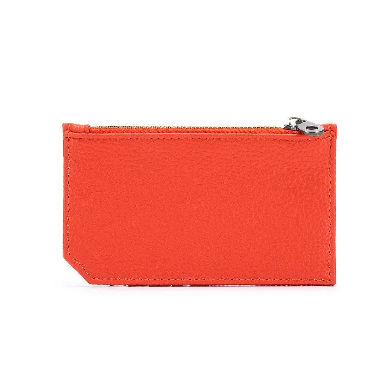 Gabbie Orange Card holder/ Coin Purse