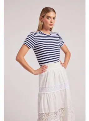 Generation Love - Rina Striped Top - Navy/White