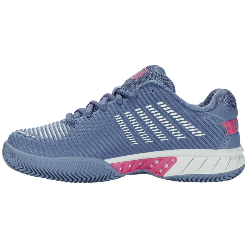 K Swiss Hypercourt AC Express 2 HB Womens Tennis Shoes - Infinity / Blue Blush / Carmine Rose