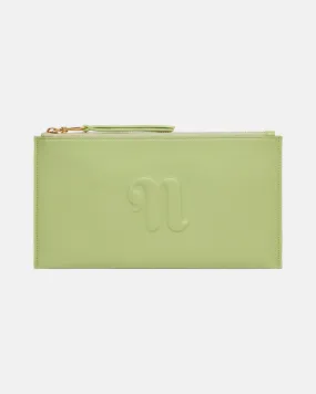 Lamara - Alt-Leather Pouch - Green Okobor