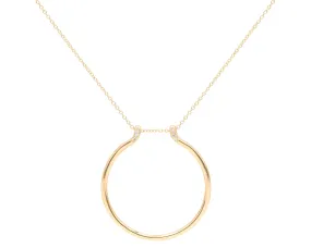 Large Ring Holder Necklace