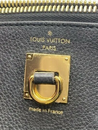 Louis Vuitton City Steamer Hand M53028 Pm Black Leather Shoulder Bag