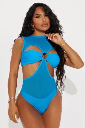 Lyla Halter 1 Piece Swimsuit  - Royal