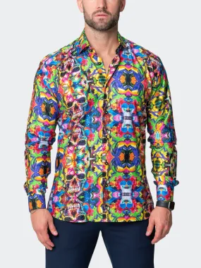 Maceoo Stretch Shirt | Fibonacci AcidSkull Multi