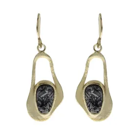 Marcia Moran Matisse Titanium Druzy Earrings