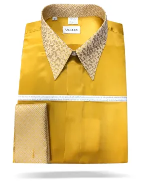 Men's Silk Shirt 194-A Gold