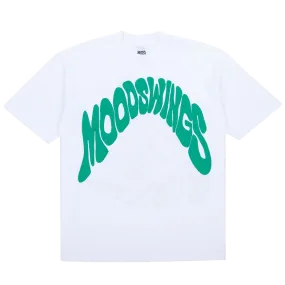 Mood Swings Swirl Tee White Green