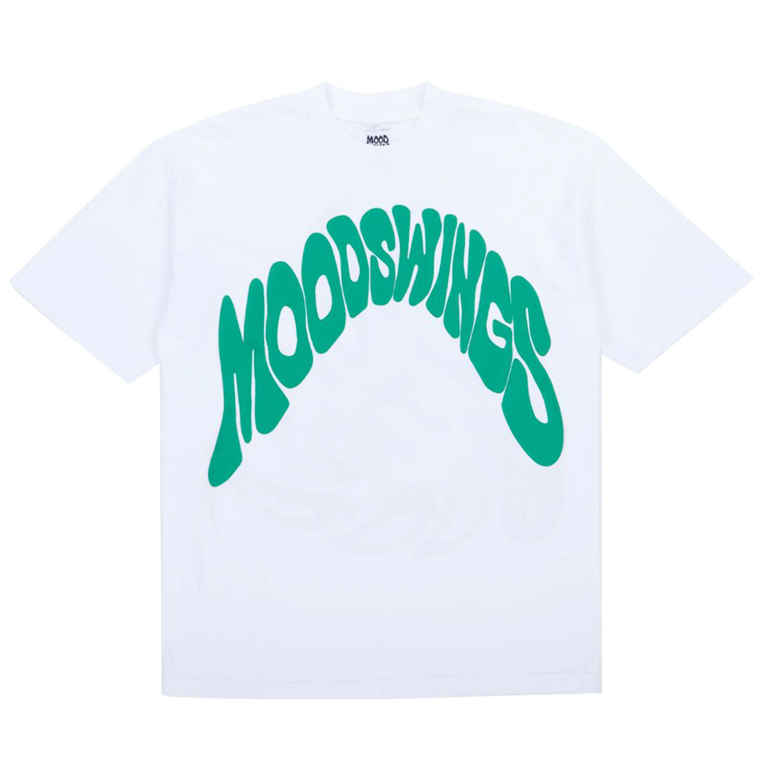 Mood Swings Swirl Tee White Green