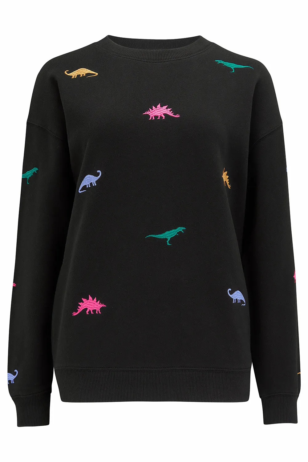 Noah Sweatshirt - Black, Dino-Fun