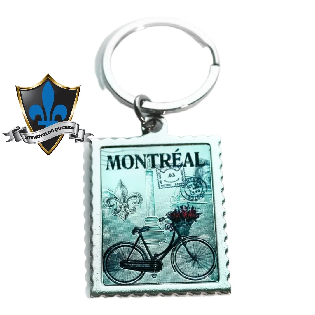 Old Montreal bike Key Ring Organizer.