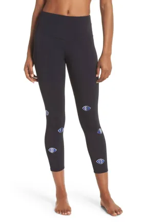 Onzie High Rise Foil Legging Evil Eye