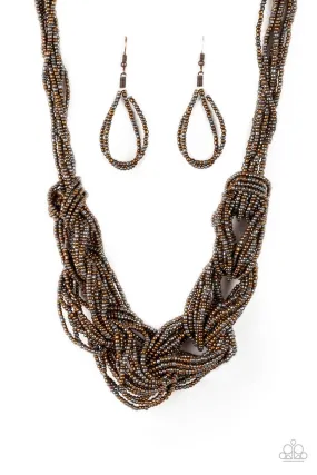 Paparazzi City Catwalk - Copper Necklace