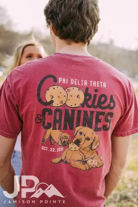 Phi Delta Theta Cookies & Canines Philanthropy Tee