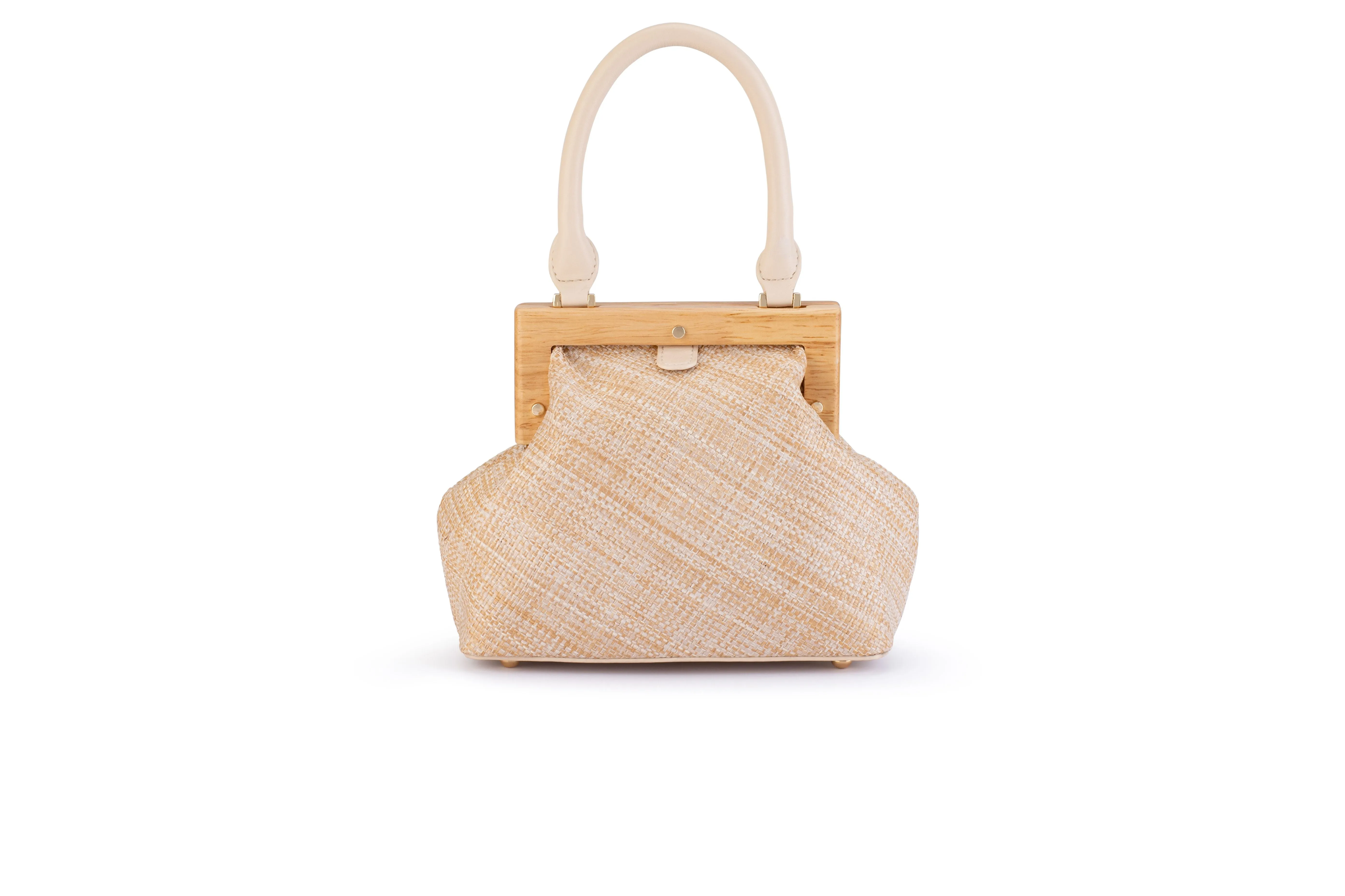 Piper Straw Handle Bag (Natural)