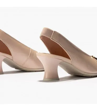 Pitillos Nude Slingback Heel